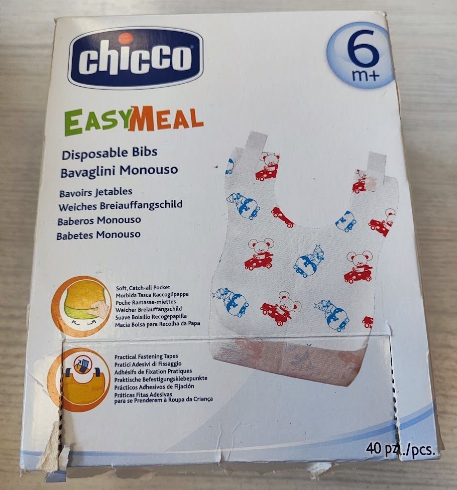 38 BAVAGLINI MONOUSO CHICCO 38 BAVAGLINI MONOUSO CHICCO