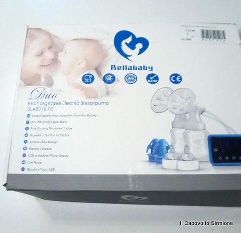 TIRALATTE ELETTRICO BELLABABY DUO TIRALATTE ELETTRICO BELLABABY DUO