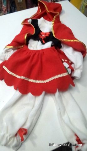 ABITO CAPPUCCETTO ROSSO ABITO CAPPUCCETTO ROSSO